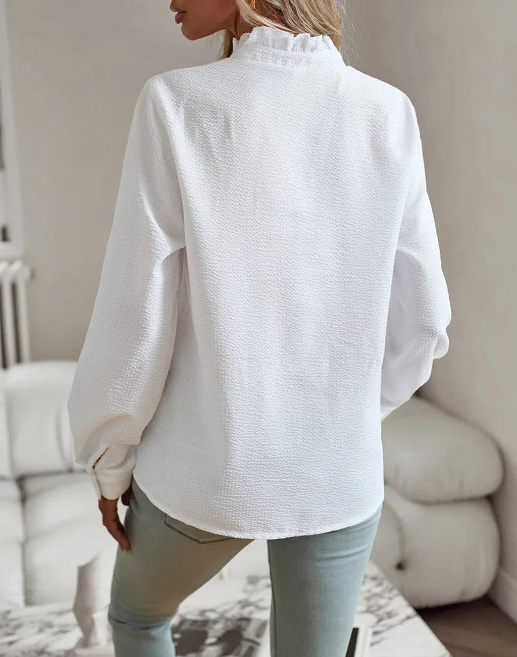 Elegant Cotton Sleeve Top