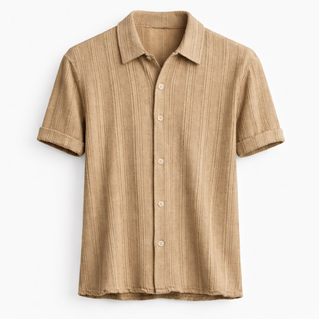Mens Polo Open Collar Short Sleeve Four Color