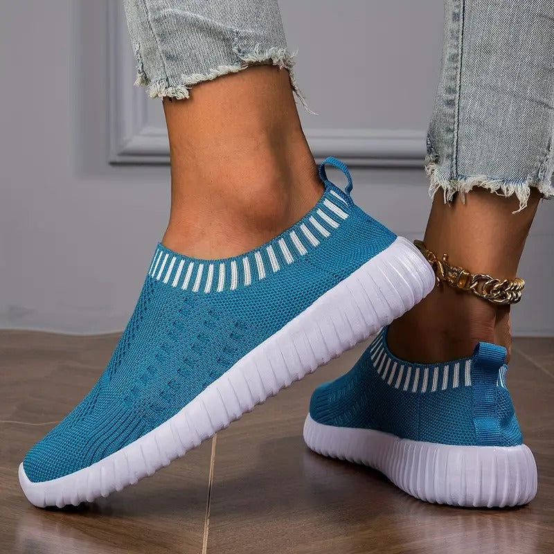 Women's Breathable Sneakers Reinforced Footbed Cushioned Arch Support
