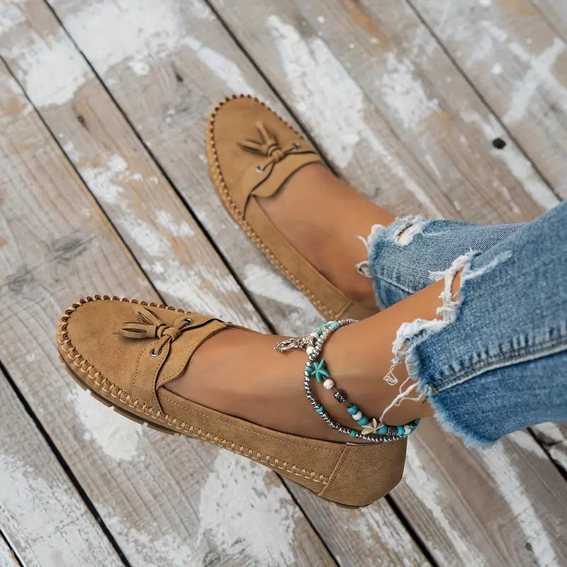 Womens Orthopedic Loafers Arch Support Four Color