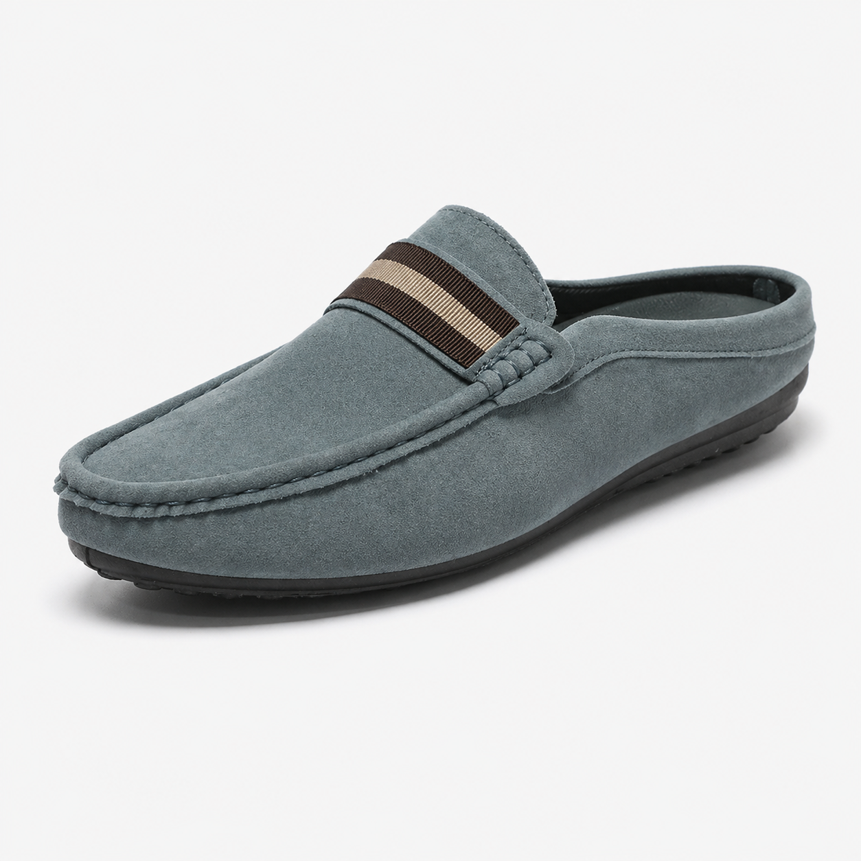 Mens Open Heel Slip-On Loafer
