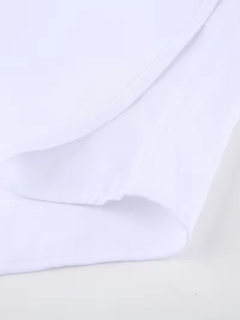 Mens Mandarin Collar Dress Shirt