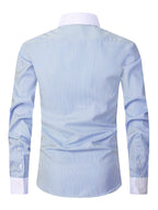 Mens Mandarin Collar Shirt