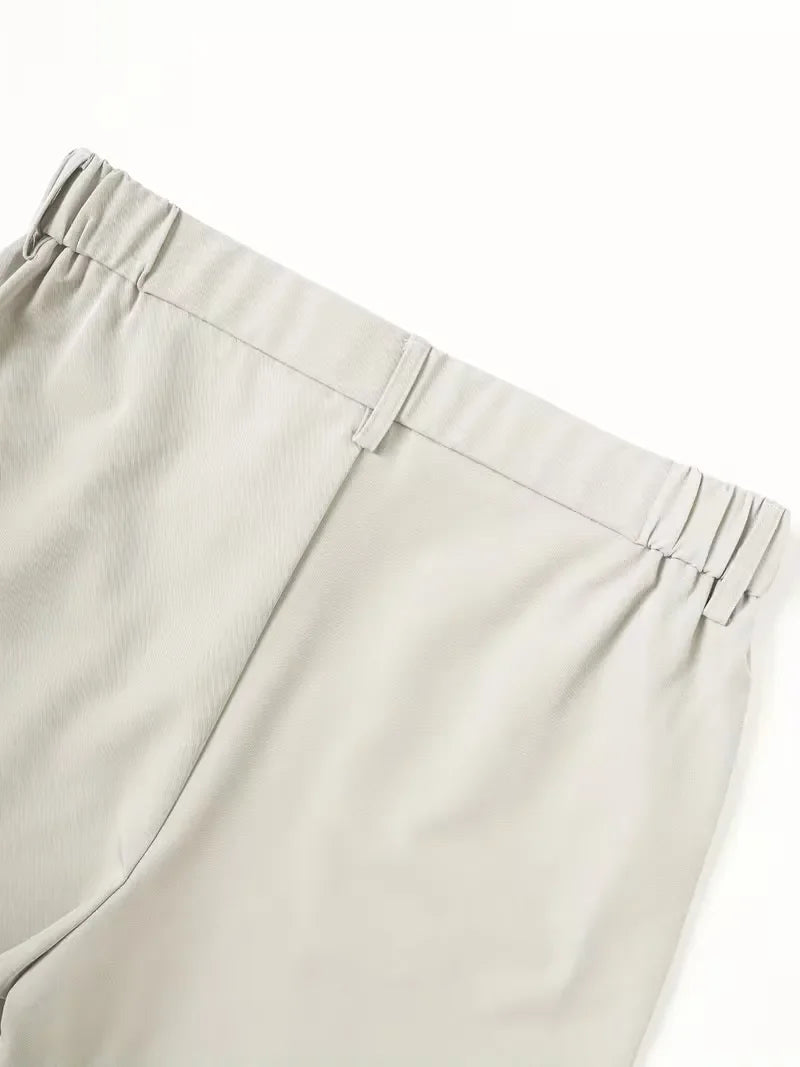 Mens Straight Leg Shorts Side Pockets