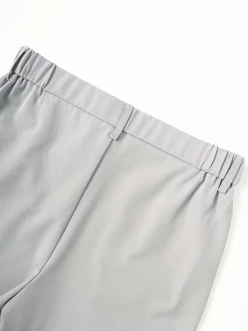 Mens Straight Leg Shorts Side Pockets