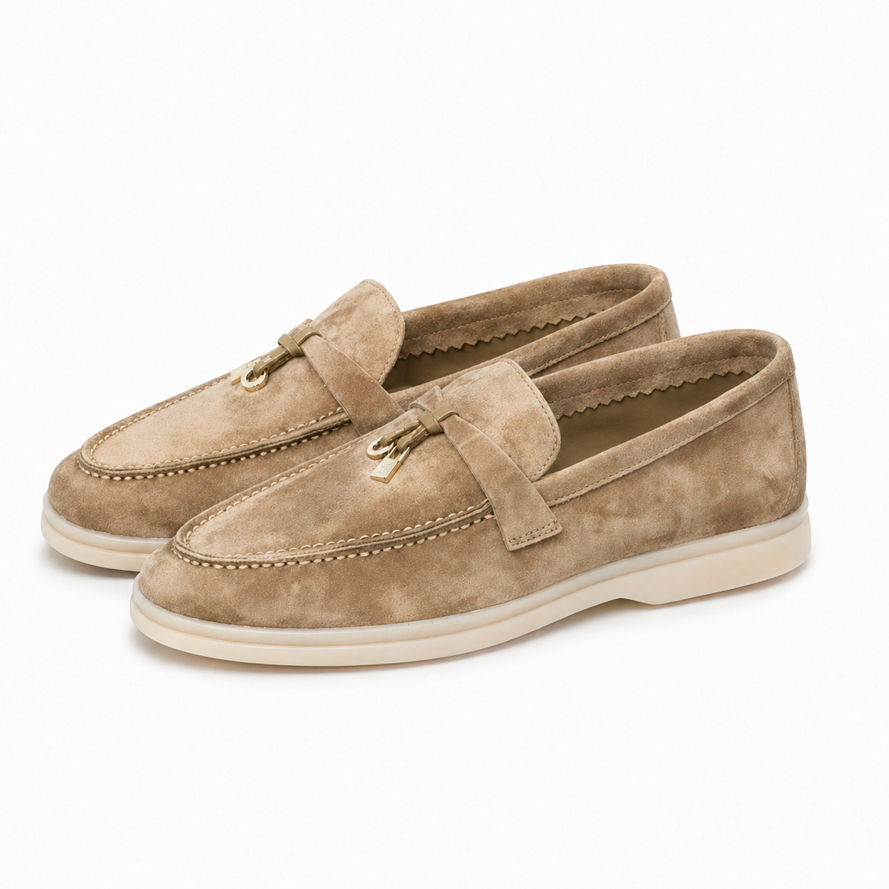 Mens Nubuck Look Summer Loafer