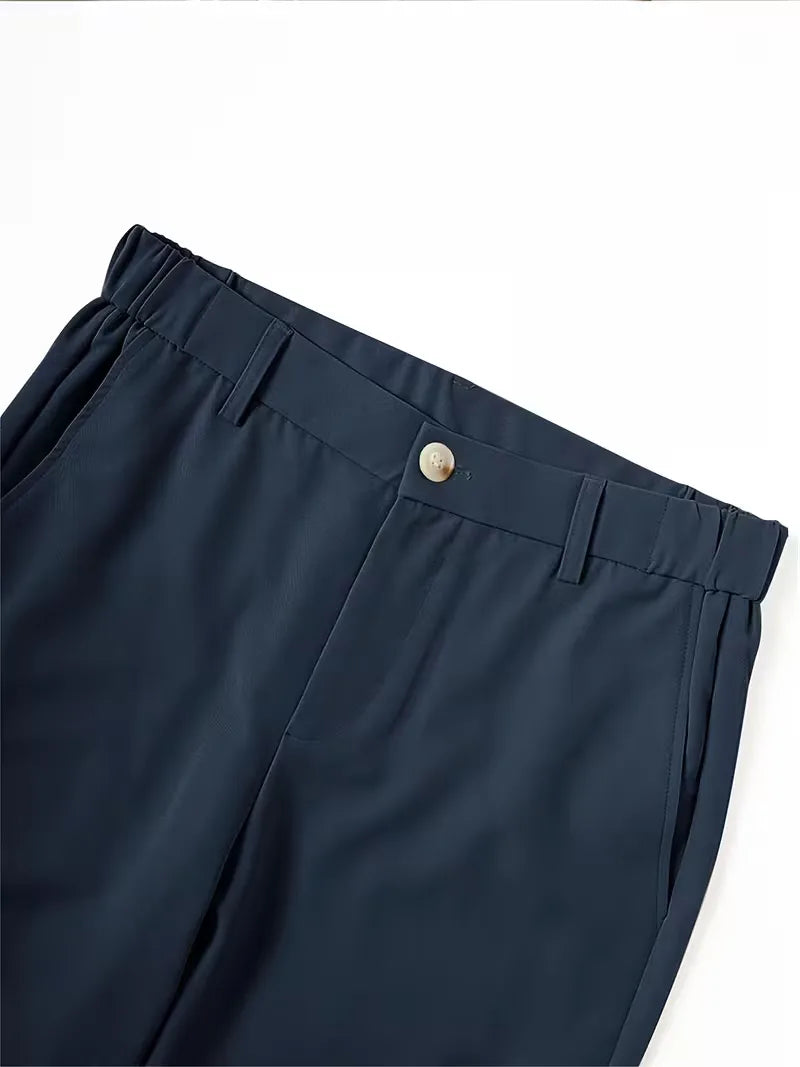 Mens Straight Leg Shorts Side Pockets