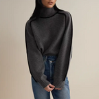 Women's Turtleneck Sweater Old Money Soft Knit Classic