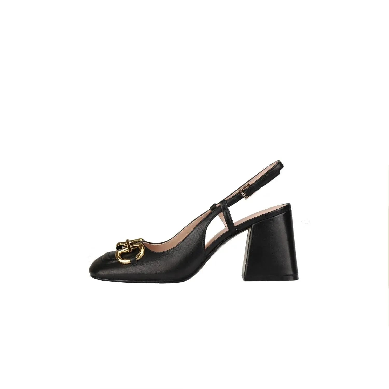 Orthopedic Retro Heels Buckle Strap
