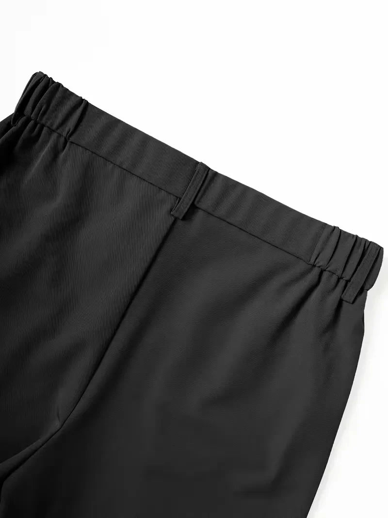 Mens Straight Leg Shorts Side Pockets