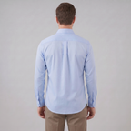 Mens Dress Shirt Slim Fit Long Sleeve Point Collar