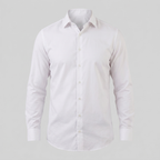 Mens Dress Shirt Slim Fit Long Sleeve Point Collar