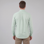 Mens Dress Shirt Slim Fit Long Sleeve Point Collar