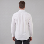 Mens Dress Shirt Slim Fit Long Sleeve Point Collar