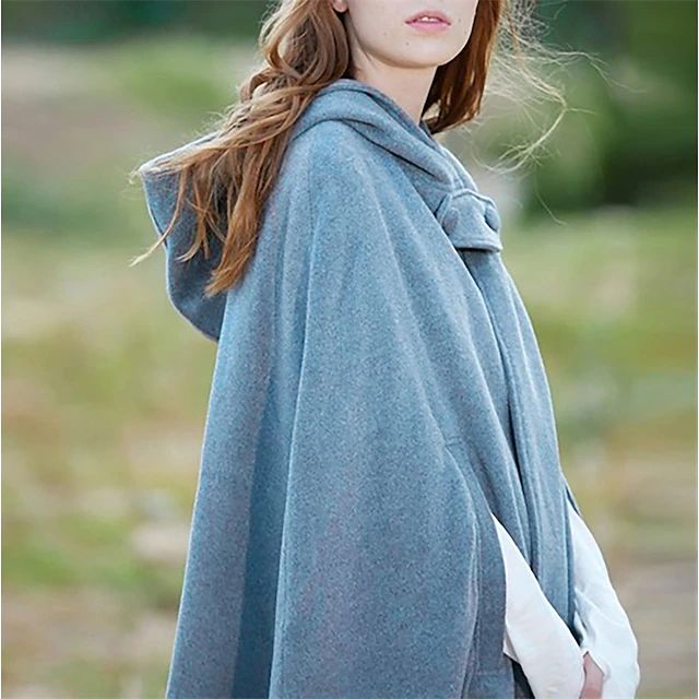 Women's Hooded Coat Short Vintage Style Occasion