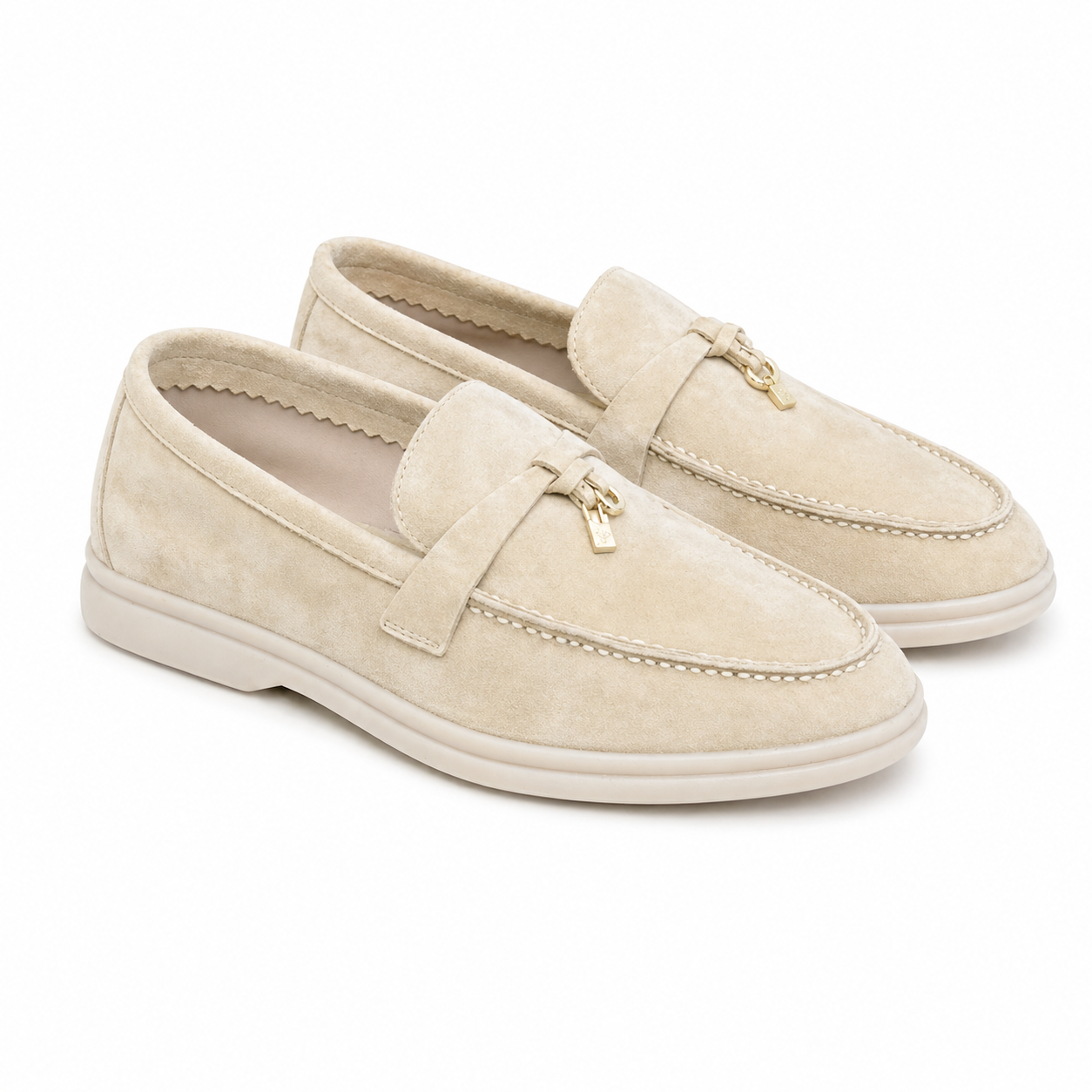 Mens Nubuck Look Summer Loafer