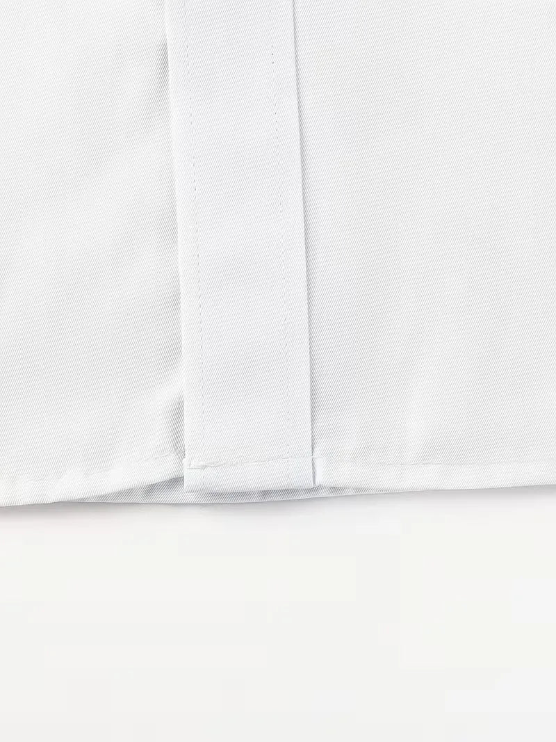 Mens Slim Fit Mandarin Collar Shirt