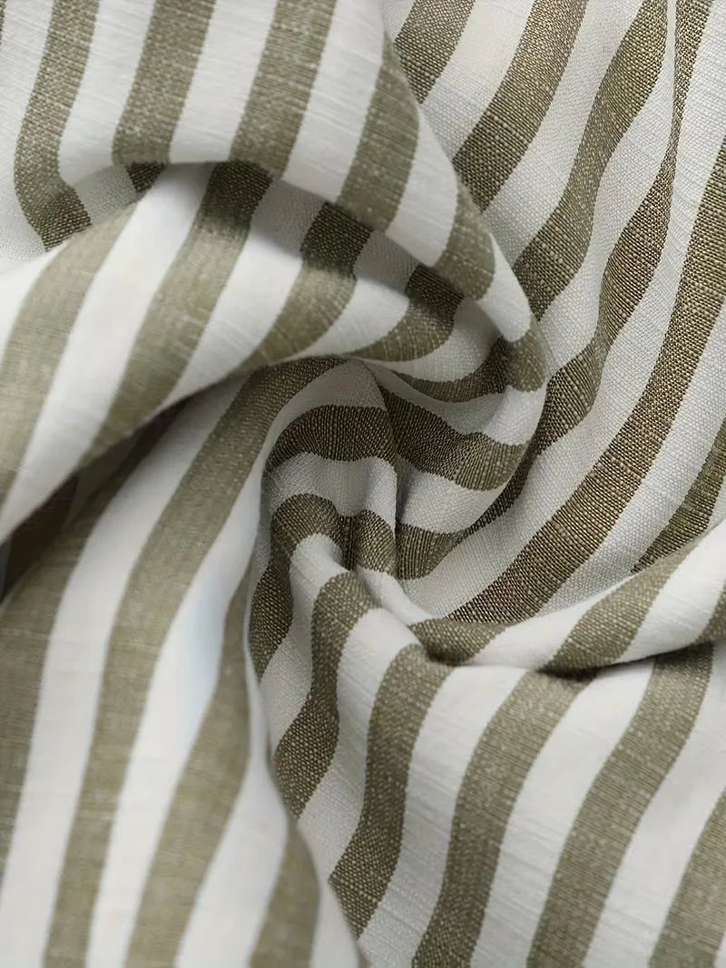 Mens Striped Casual Shirt Slim Fit
