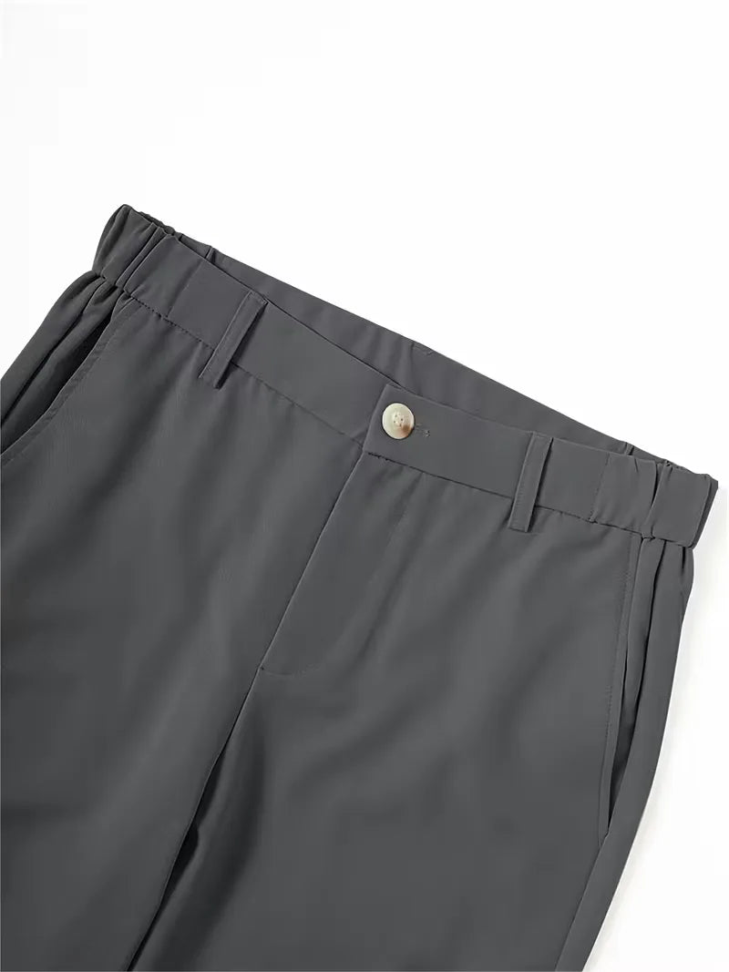 Mens Straight Leg Shorts Side Pockets