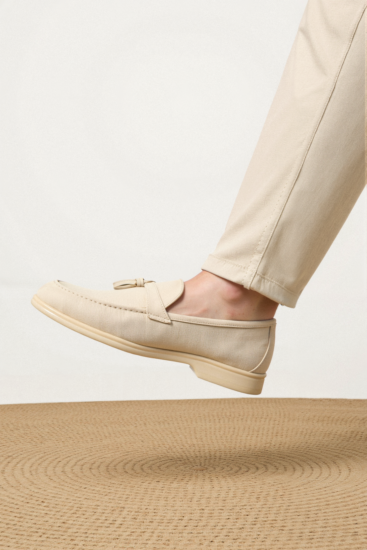 Mens Tassel Loafer Slip On Two Color