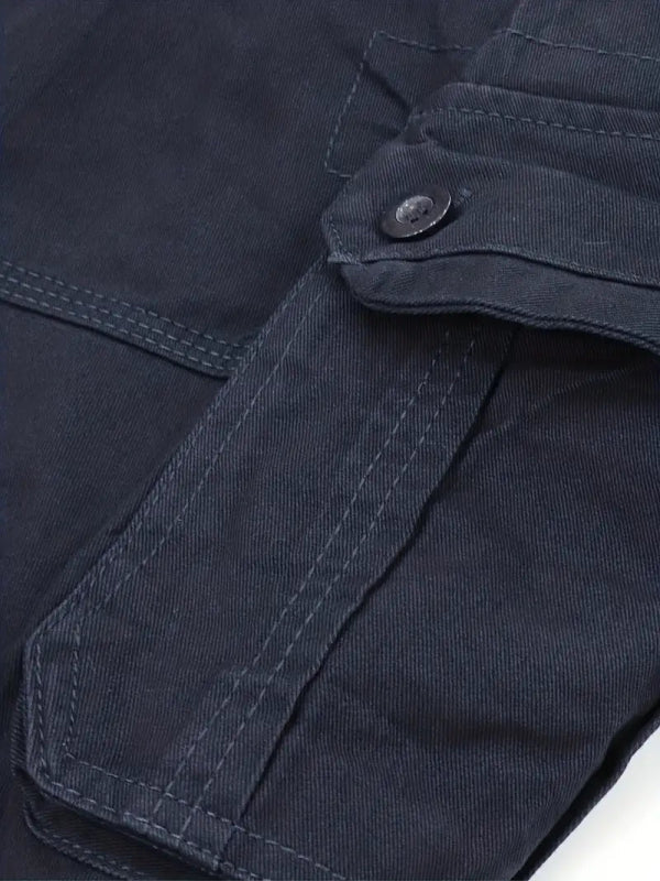 Mens Cargo Shorts Adjustable Hem Side Pocket Five Color