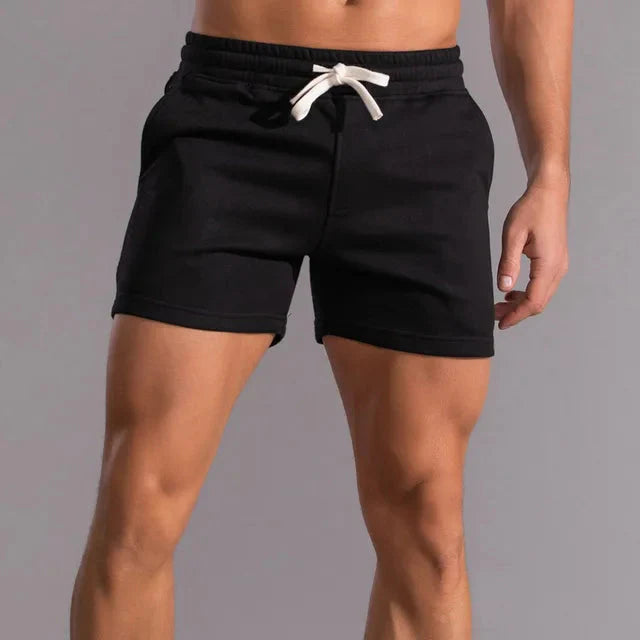 Mens Sport Shorts Elastic Waist Side Pocket Five Color