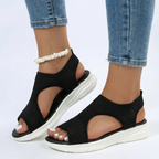 Orthopedic Sport Sandals Knit Slip On Arch Support