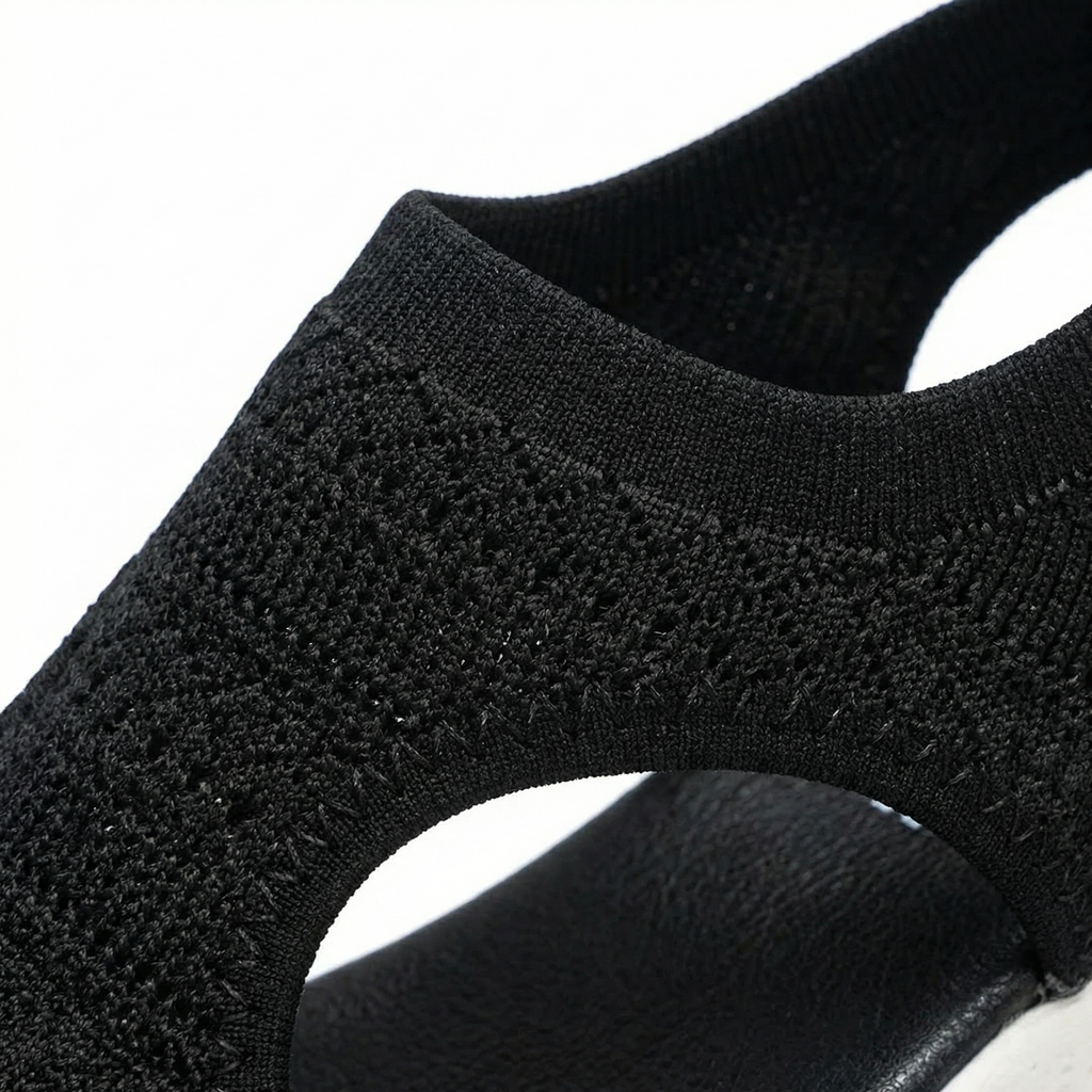 Orthopedic Sport Sandals Knit Slip On Arch Support