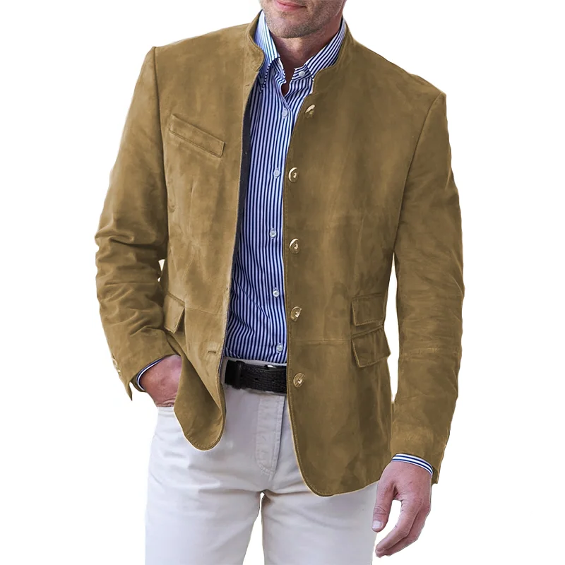 Men's Button Down Jacket Classic Durable Everyday Casual