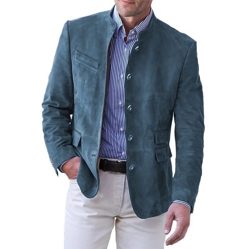 Men's Button Down Jacket Classic Durable Everyday Casual