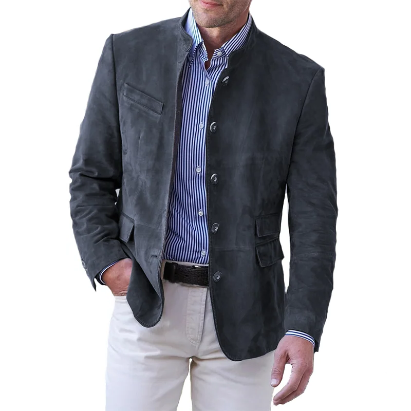 Men's Button Down Jacket Classic Durable Everyday Casual