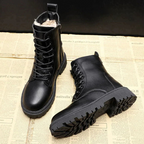Leather Winter Boots Durable Timeless Everyday Women's