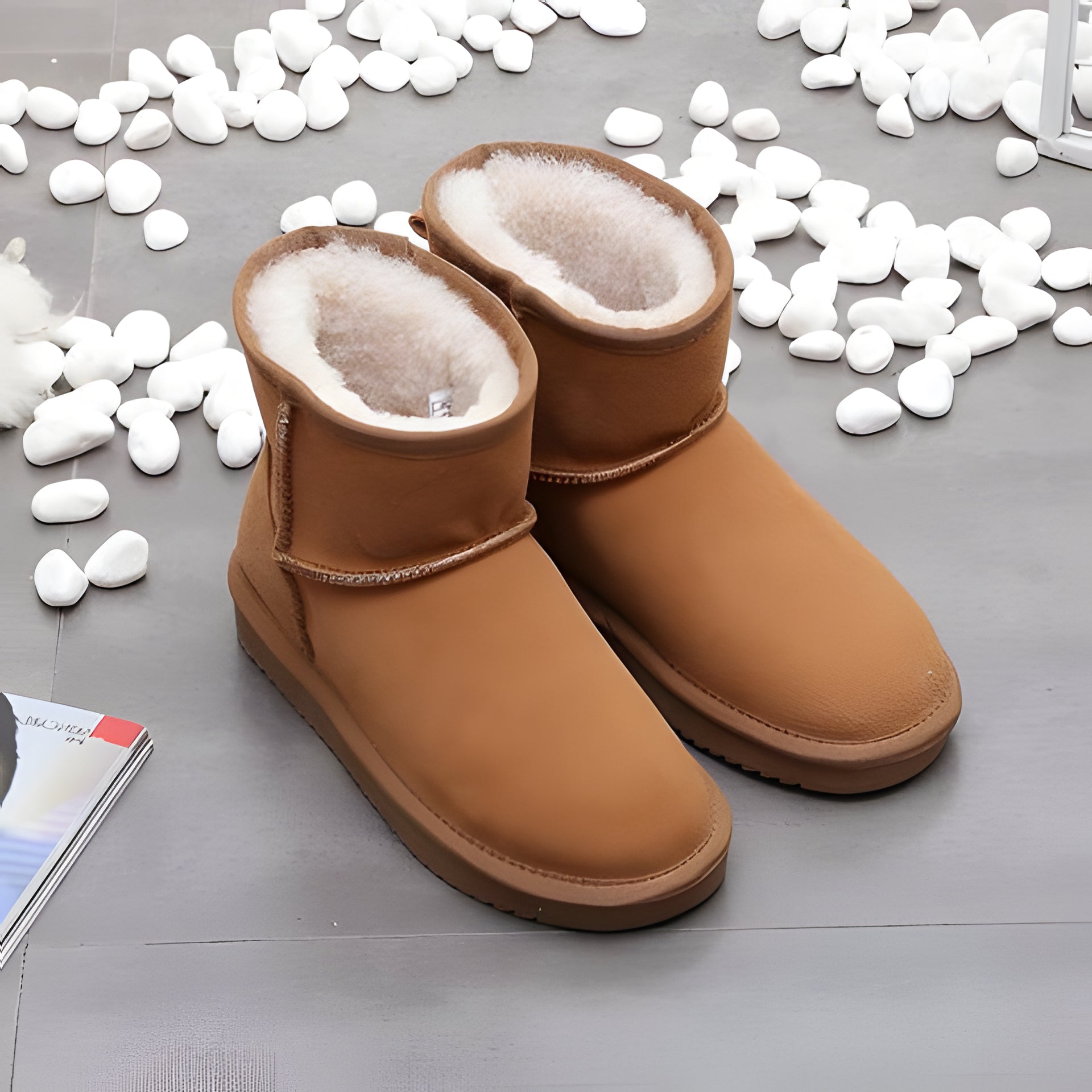 Women's Ankle Snow Boots Winter Lined Comfort Warm
