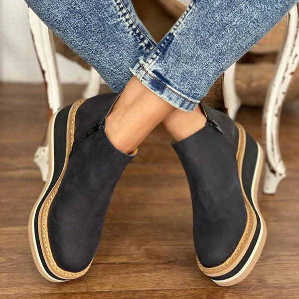 Women's Low Ankle Boots Versatile Elegant Everyday Comfort