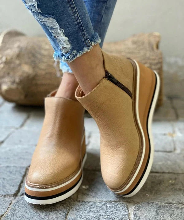Women's Low Ankle Boots Versatile Elegant Everyday Comfort