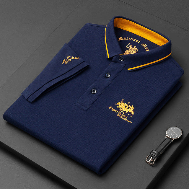 Mens Trendy Polo Shirt Five Color