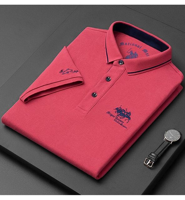 Mens Trendy Polo Shirt Five Color