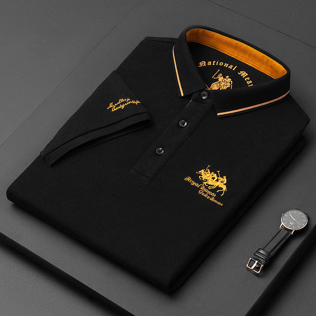 Mens Trendy Polo Shirt Five Color