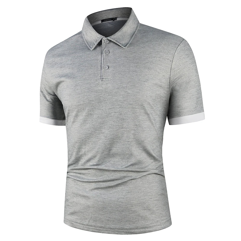 Mens Classic Summer Polo Color Block