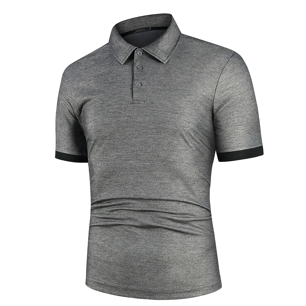 Mens Classic Summer Polo Color Block