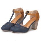 Orthopedic Heels Non-Slip Block Heel