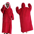 Oversized Fleece Hoodie Plush Soft Hooded Pullover Unisex