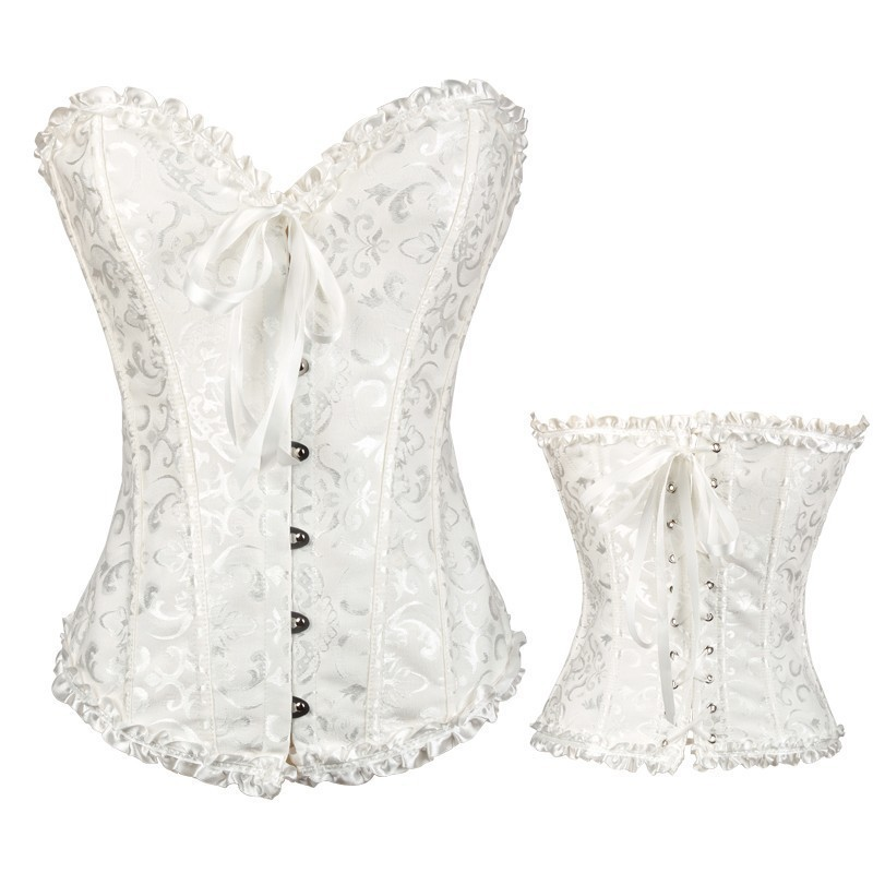 Womens Lace Corset Top Off Shoulder