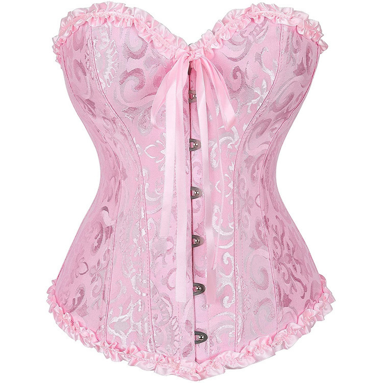 Womens Lace Corset Top Off Shoulder