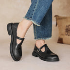 Mary Jane Sandals Vegan Leather Strap