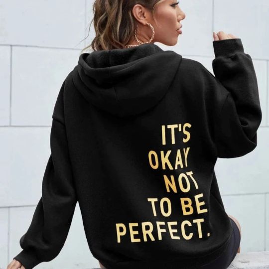 Women's Graphic Hoodie Relaxed Fit Soft Fleece Casual