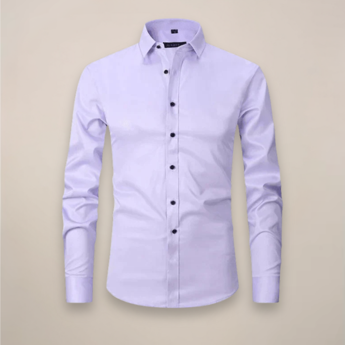 Mens Shirt Long Sleeve Structured Fit Wrinkle Free Five Color