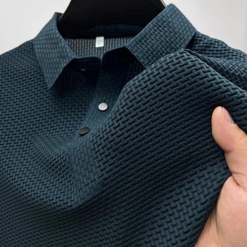 Mens Anti Wrinkle Short Sleeve Polo