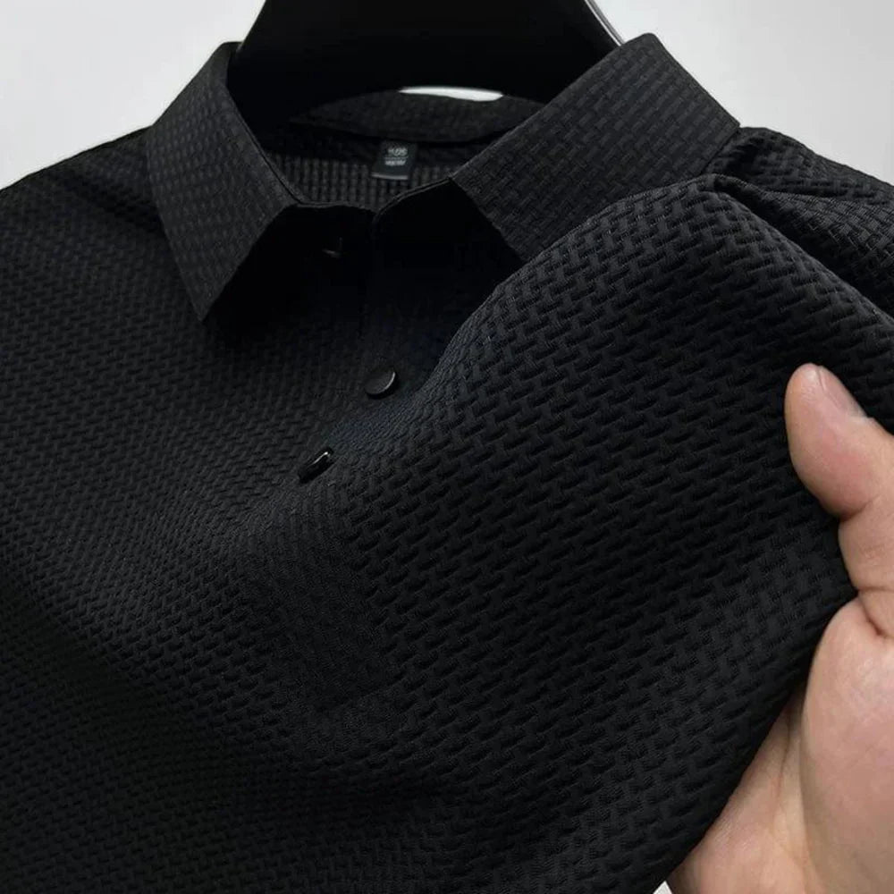 Mens Anti Wrinkle Short Sleeve Polo