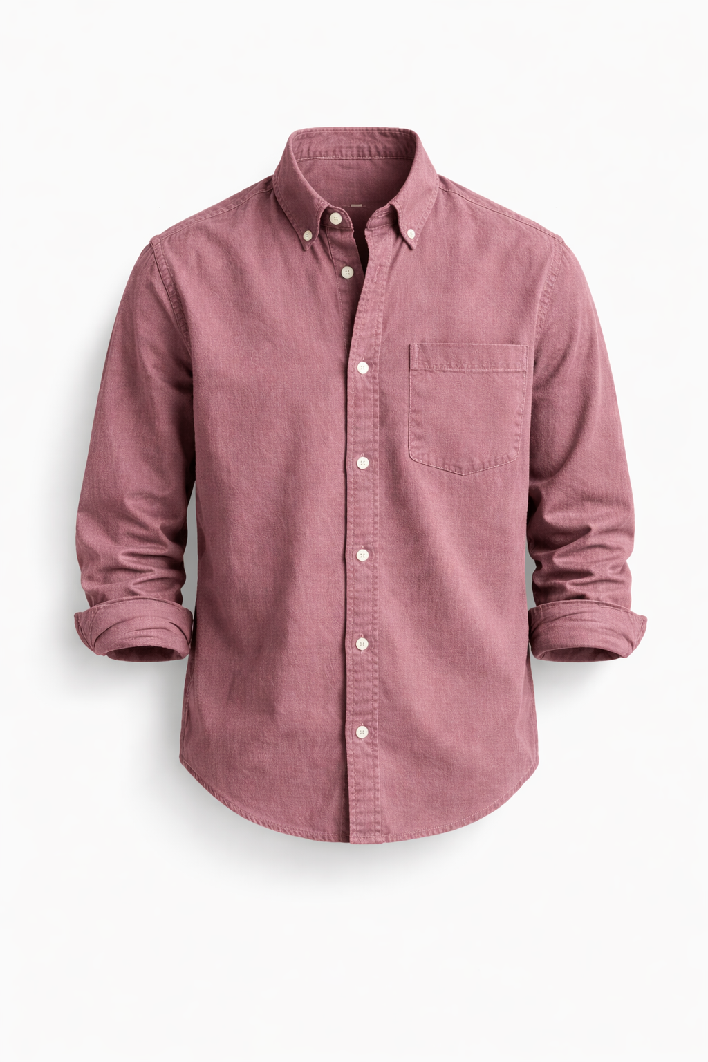 Mens Polyester Shirt Long Sleeve Five Color Seven Size